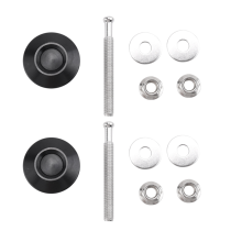 2 PCS Push Button Quick Release Hood Bonnet Pins Lock Clip Car Bumper Latch Kit