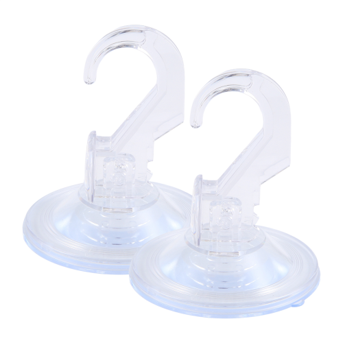 Large Transparent Reusable Heavy Duty Vacuum Suction Cup Hook 2