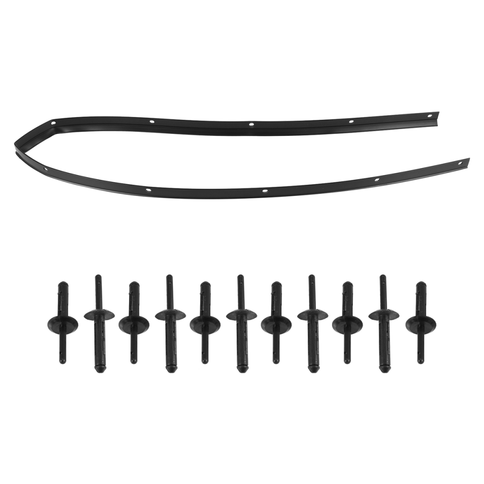 Front Fascia Bumper Hood Seal Waterproof With Rivets For 2008-2019 68051392Ab 68051392Aa 4851472084724