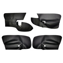 4Pcs/Set Black LHD 4 Doors Armrest Panel Leather Cover Inner Trim for Golf MK5 2005-2010 with Tools