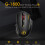 G1800 Computer Mouse, 2.4G Wireless Silent Optical Gaming Mouse for Pc, Laptop, (Gray) 6