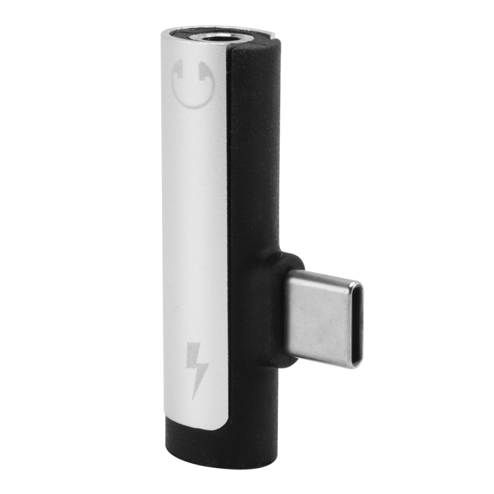2 In1 Type C Adapter Splitter For To 3.5Mm Audio Headphone Charging Jack Earphone Aux Cable Connector-C 4851472094747