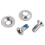 8Pcs/Set Snowboard Binding Screw Set, Mounting Screws with Snowboarding Washers Fixed Ski Accessories 3
