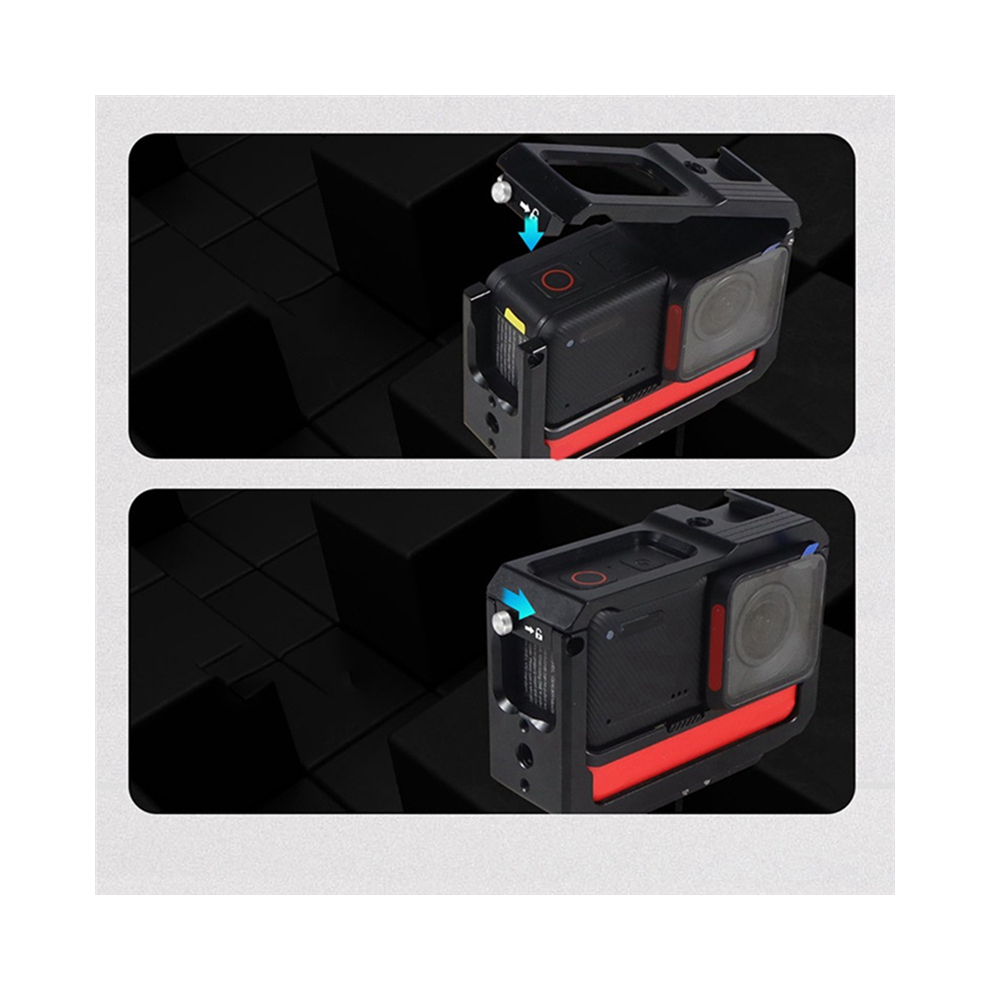 For Metal Cage Multi Cold Boots Expansion Flash Mount Magnetic Folding Protective Frame,A 4851472005897