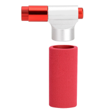 CO2 Bicycle Pump for Aluminium Alloy Type Inflator Cycling Head Mini Bike Schrader Valve Compatible