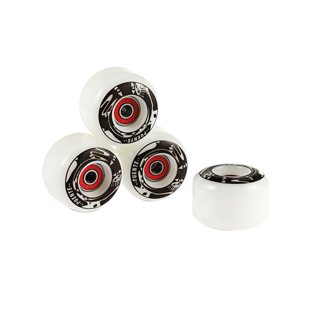 Photos - Climbing Gear Jehiatek PUENTE 4Pcs Set Skateboard Wheels PU Skate Longboard Cruiser for Ollie Punk and Jumping 