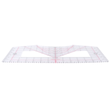 4 in 1 Tshirt-Ruler Guide for Vinyl Alignment Measuring Tool Sewing Calibration Transparent Ruler