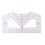 4 in 1 Tshirt-Ruler Guide for Vinyl Alignment Measuring Tool Sewing Calibration Transparent Ruler 8