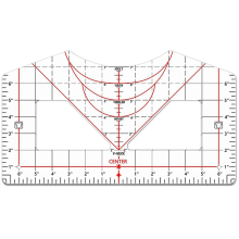 T-Shirt Ruler for Alignment Centered Design Measuring Tool Acrylic All Sizes