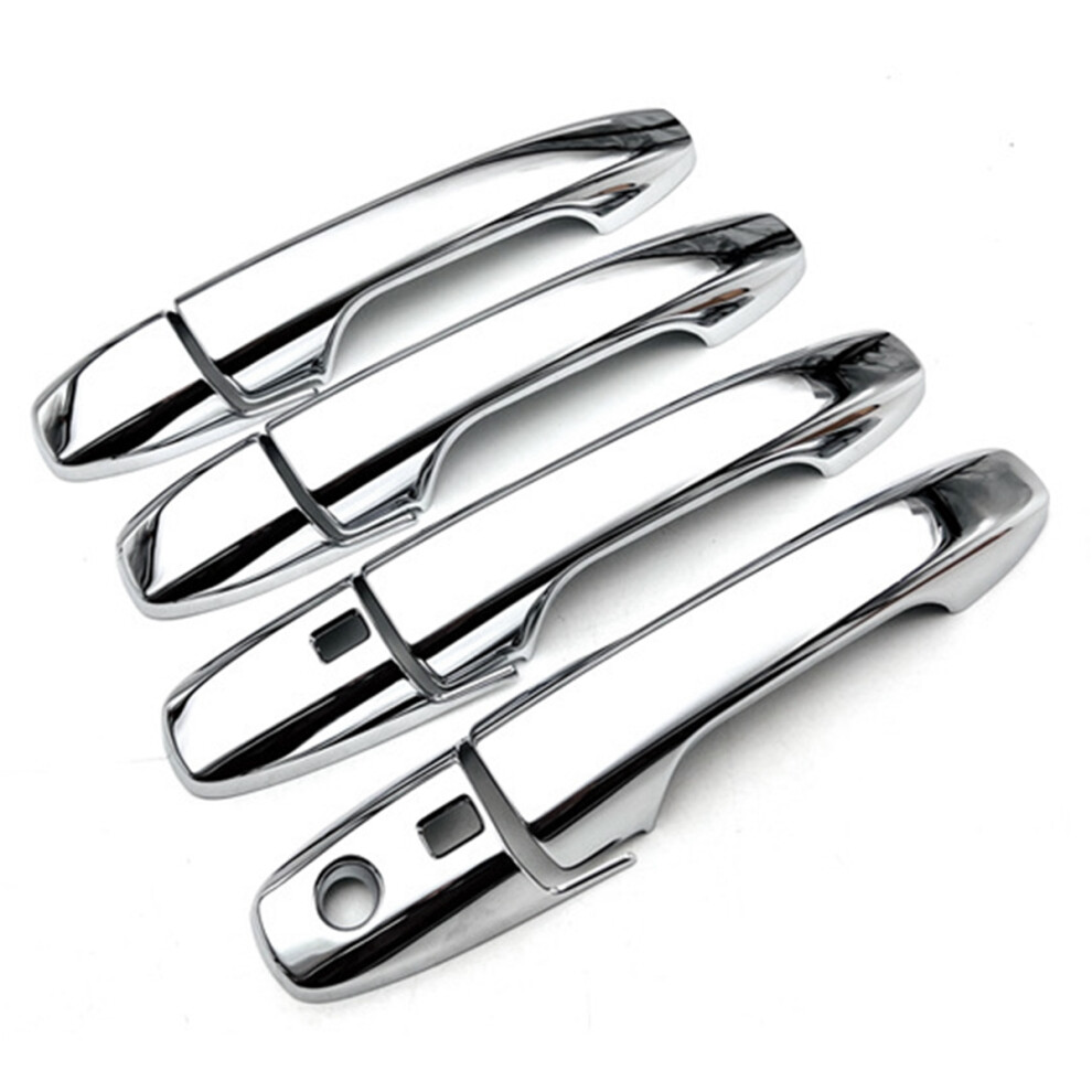 8Pcs Chrome Car Exterior Side Door Handle Frame Cover Trim For Ativa Raize 4851472022757