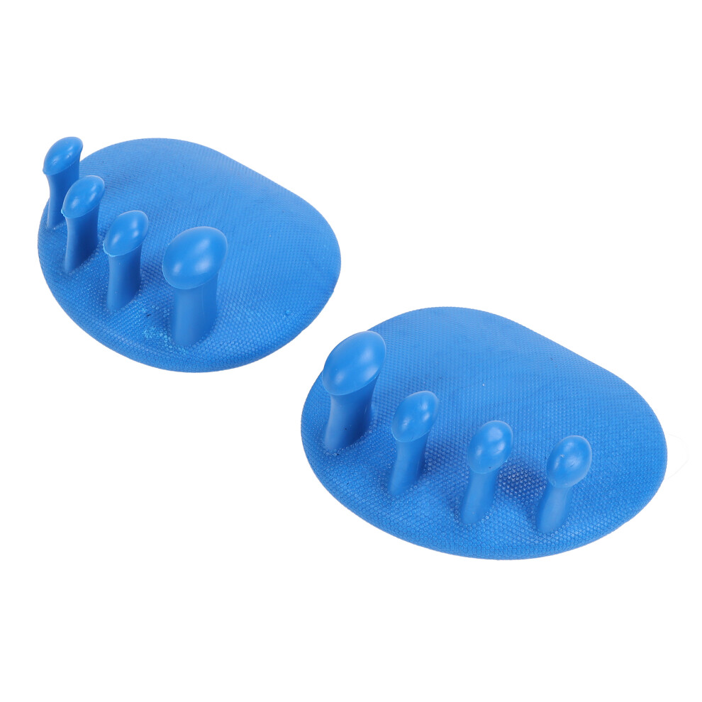 Blue Large Toe Separator 2Pcs For Correcting Foot Alignment,