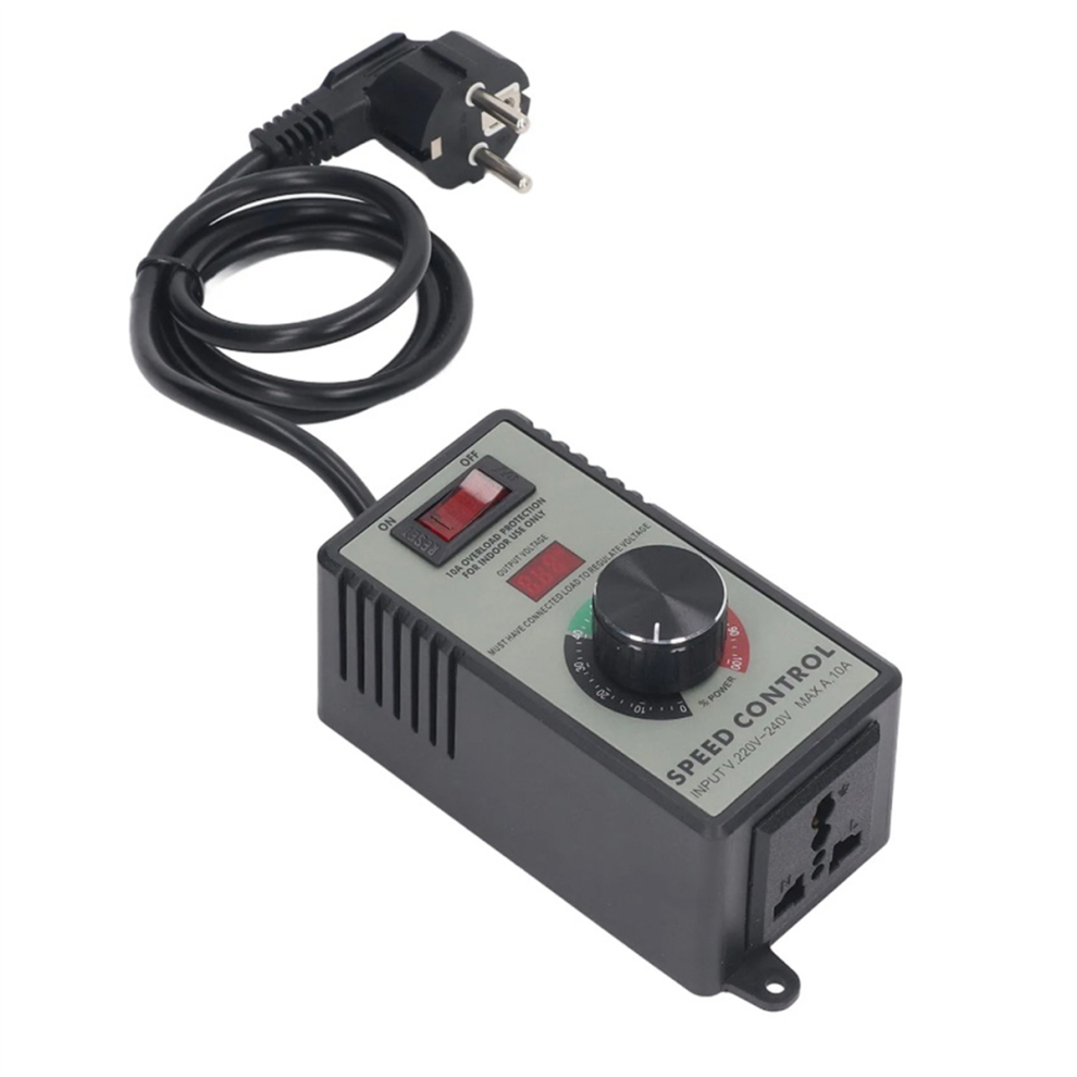 Ac Motor Speed Controller Angle Grinder Fan Variable 10A Universal European Plug Ac220 To 240V 4000W 4851472026922