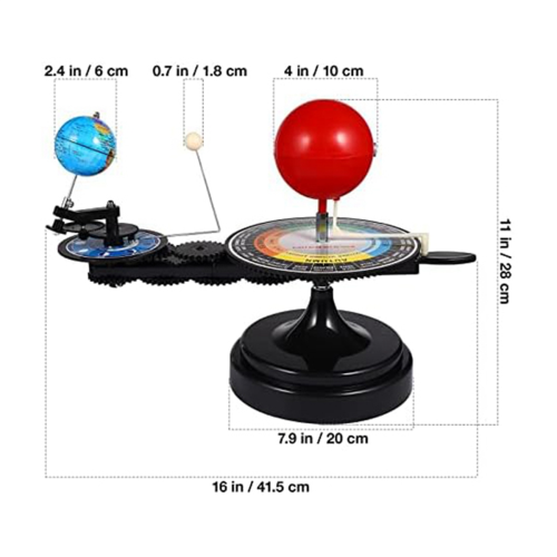 Solar System Model Kit- Earth Moon Revolves Around the Sun - Scientific Experiment Kit Teaching for Teens Students 2