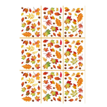 Fall Window Clings, 9 Sheet Autumn Clings for Glass Stickers Thanksgiving