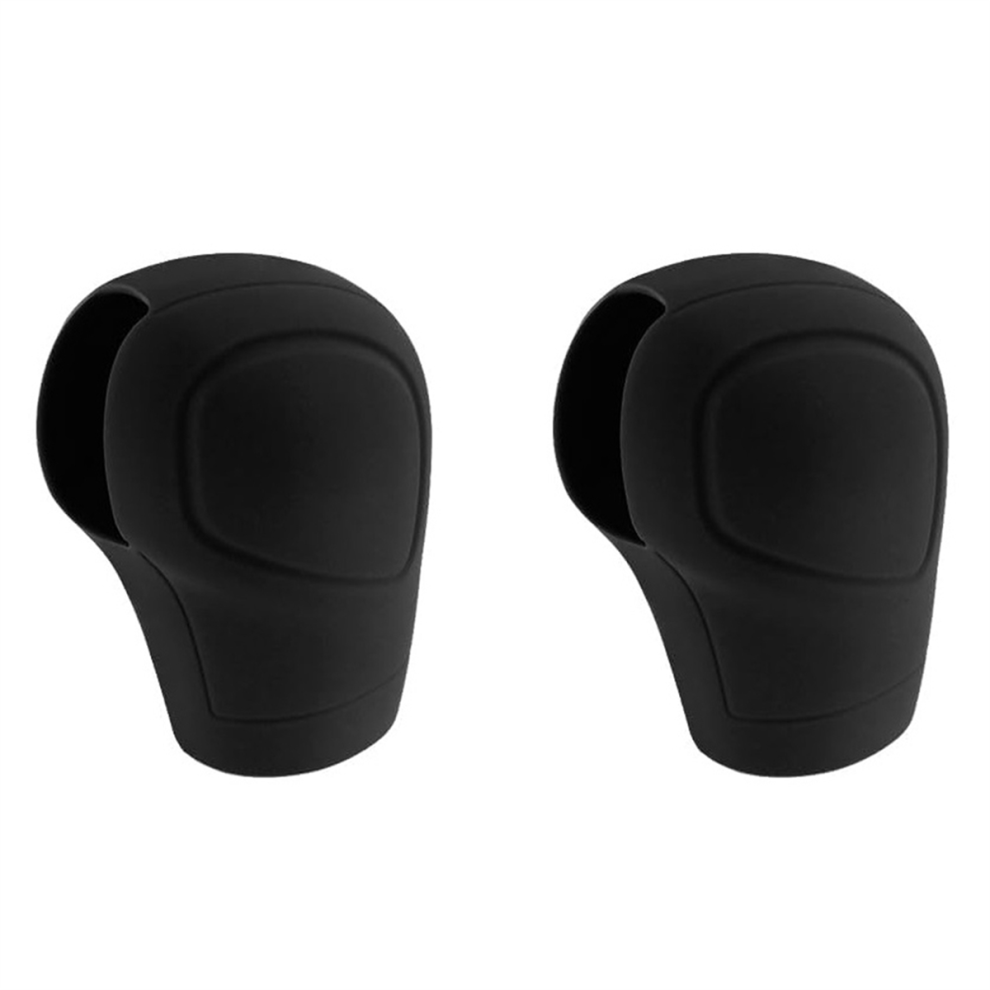 Car Gear Shift Knob Cover, Anti-Slip Auto Stick Protector, Universal Vehicle Interior Accessories (Black) Black 4851472029961