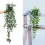 Artificial Hanging Plants 3 Pack Eucalyptus Potted Greenery Faux Mandala Vine 3