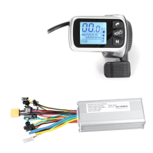 Electric Bike Controller Scooter 124DX 24V/36V/48V 500W Brushless with LCD Display Panel