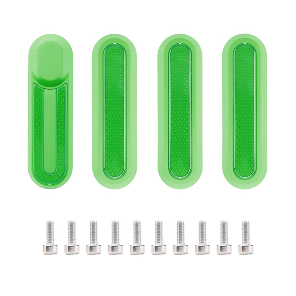 Photos - Scooter Jehiatek Wheel Cover Protective Shells Reflective Stickers for M365/Pro/Pro 2/1S/3 Electric  Accessories Green 