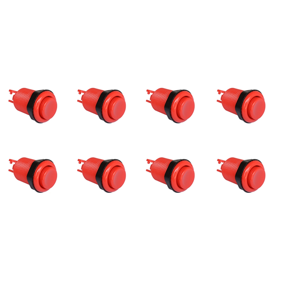 8Pcs Push Button 28Mm Nut For American Arcade Game Machine Joystick Zero Delay Controller Parts Diy A 4853178038841