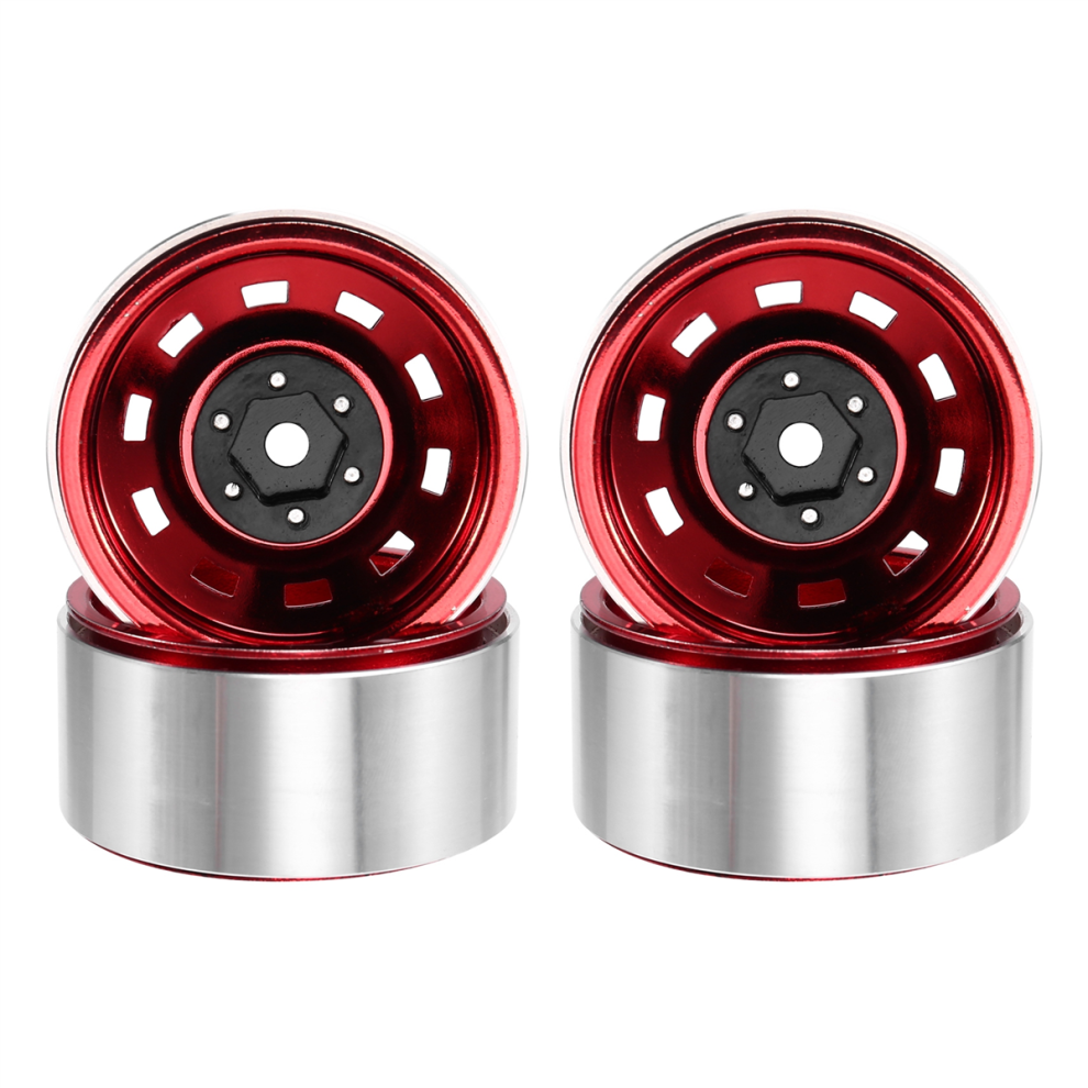 Rc Crawler 1.9Inch Beadlock Wheels Aluminum Wheel Hub For 1/10 Trx4 Trx6 Axial Scx10 Ii Iii Redcat Gen 8 7 D90 4853178040127