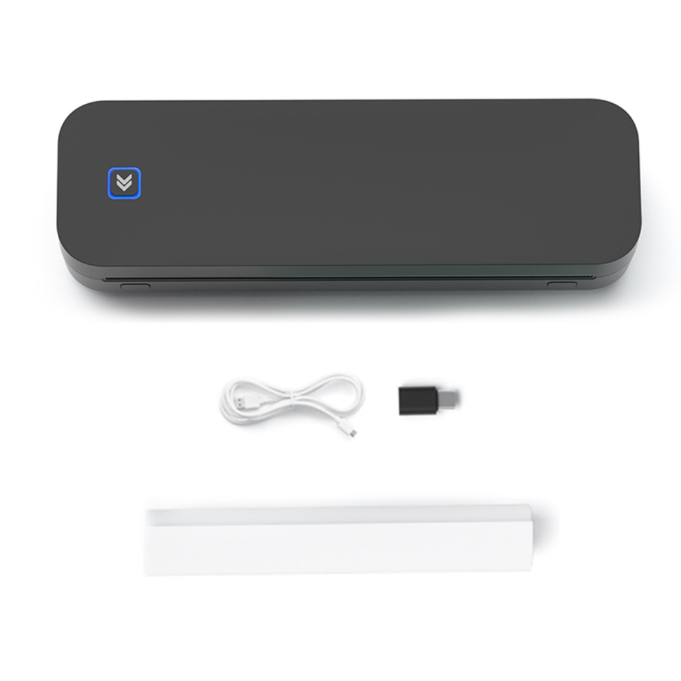Portable A4 Thermal Printer Inkless For Office Photo Pdf Document Memo Stencil Printing Black 4853178045207