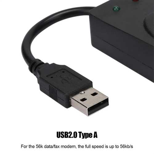 Fax Modem, USB2.0 56K External Modem Driver,Plug and Play USB Modem,Standard Expanded At Instruction(Single Port) 2