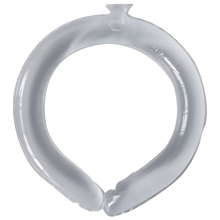 Neck Cooling Tube, Wearable Wrap for Summer Heat I Hands Free Cold Pack Ice Collar,White