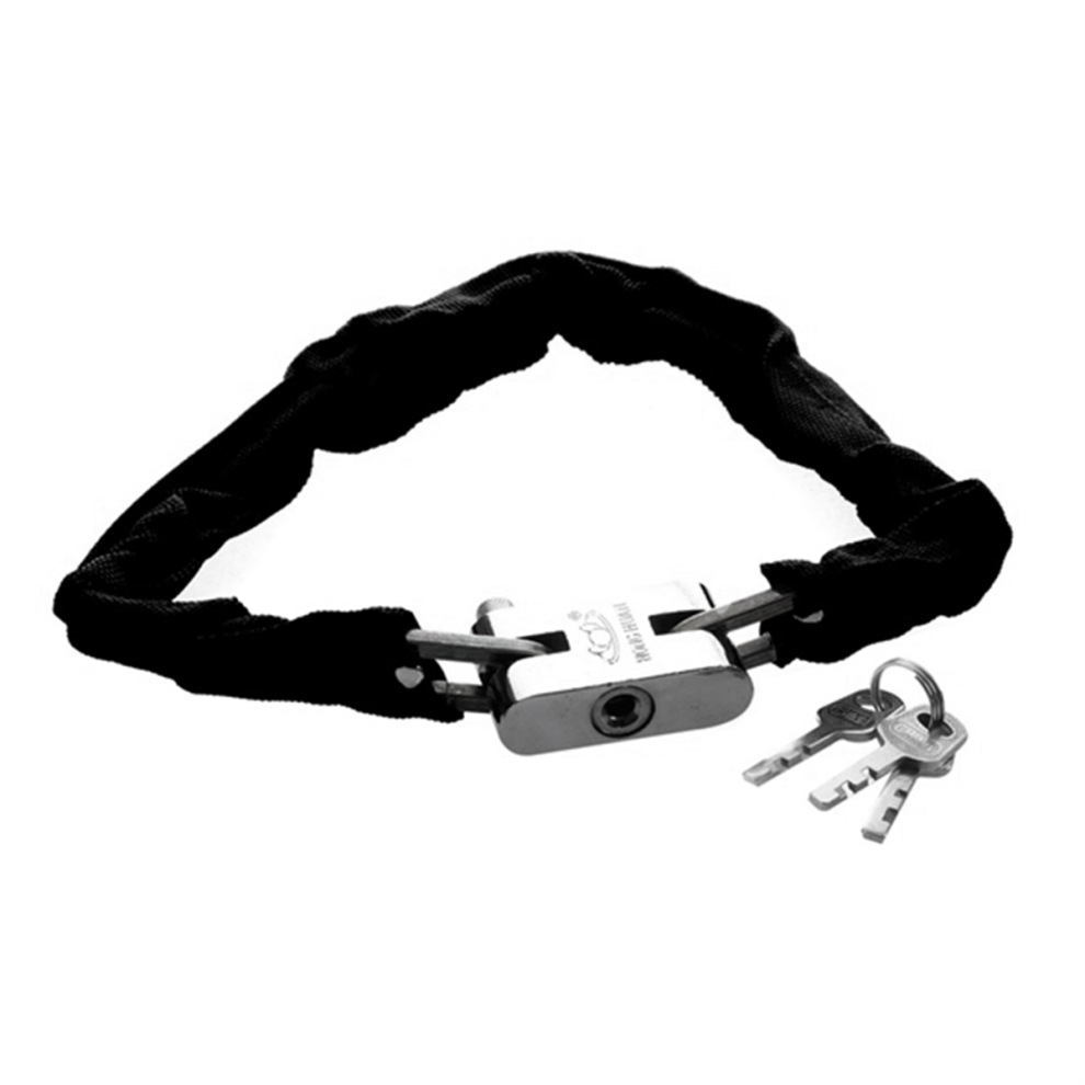 Bike Lock 83Cm Metal Anti-Theft Road Heavy Duty Safety Padlock Bicycle Chain With Key 4853178055695