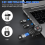 Rechargeable USB Type C Wireless Presentation Clicker, Finger Ring Presentations Powerpoint Clicker with Light Pointer 3