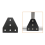 T Shape Corner Angle Bracket for 2020 Aluminum Profile 5 Hole Joining Board Plate, Ideal 3D Printer 3