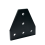 T Shape Corner Angle Bracket for 2020 Aluminum Profile 5 Hole Joining Board Plate, Ideal 3D Printer 6