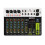 V8 Audio Mixer Small Mixing Console with Bluetooth USB 48V Phantom Power Delay Repaeat for DJ EU Plug 8
