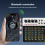V8 Audio Mixer Small Mixing Console with Bluetooth USB 48V Phantom Power Delay Repaeat for DJ EU Plug 4