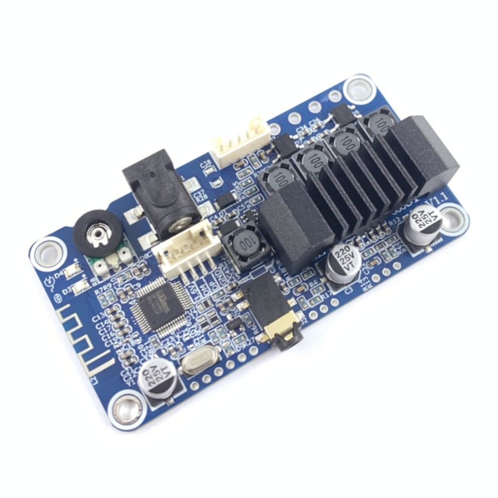 Bdm3p Bt 5.0 Power Amplifier Tpa3116 Stereo 2X50w Dc12-24V 3.5Mm Input For Tuning Suitable Diy Audio Systems Blue 4853178078038