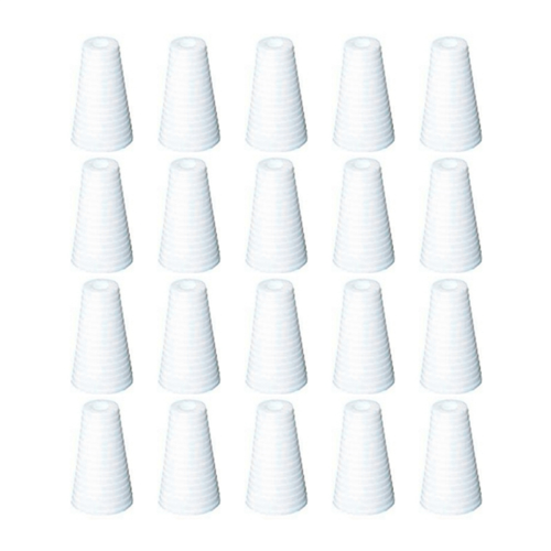 20PCS Blind Pull Cord Knobs White Holder Pendants Downward End Window Pendant