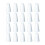 20PCS Blind Pull Cord Knobs White Holder Pendants Downward End Window Pendant 8