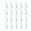 20PCS Blind Pull Cord Knobs White Holder Pendants Downward End Window Pendant 2