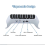 Wireless Keyboard for Game Console Bluetooth External Playstation5 ChatPad 6