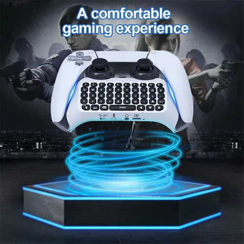 Wireless Keyboard for Game Console Bluetooth External Playstation5 ChatPad 2
