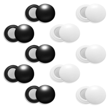 10 Pairs Magnetic Race Bib Clips, Marathon Number Holder Running Buckles Fixing System Racing Clips