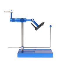 Fly Tying Vise Rotary Artificial Making Bait Tools Lure Maker 360 Jig Hook Trout Fishing Tool Blue