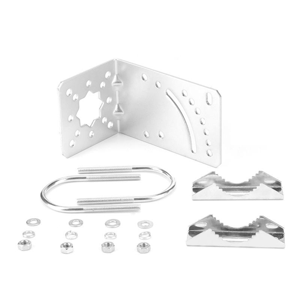 Mount Bracket L Mounting For Lpda Outdoor Antenna With U-Bolt, Screws, Mast Clamp 4853178088419