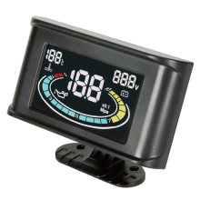Car Modified LCD 3In1 Water Temp Gauge Oil Pressure Voltmeter W 10mm Sensor+NPT1/8 Sensor
