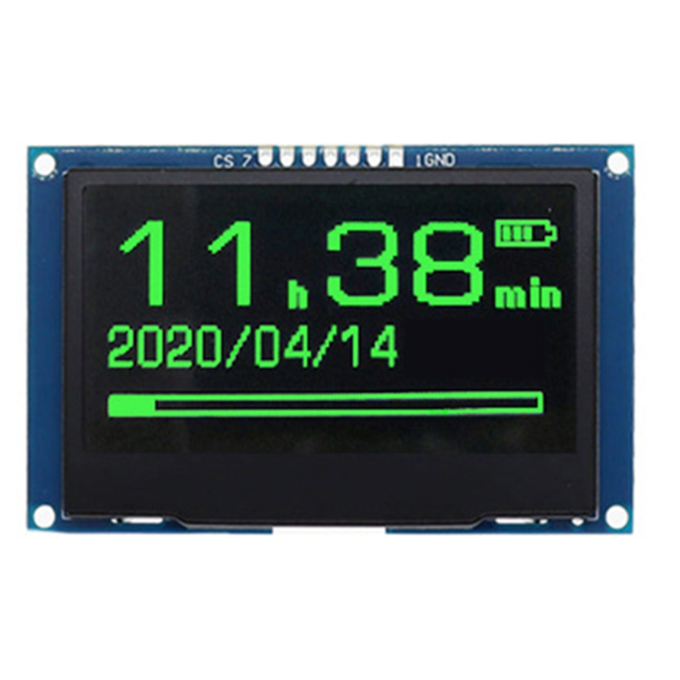 Photos - Dry Erase Board / Flipchart Jehiatek 2.42Inch OLED Display Module 128x64, SSD1309 SPI I2C Serial Interface, High Definition LCD Screen Green 