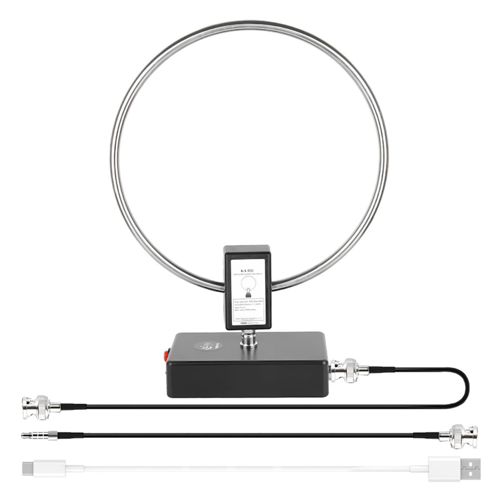Ga800 Active Loop Antenna 10Khz-159Mhz Hf Shortwave Radio For Indoor Outdoor Ham Sw Mw Ssb 4853178013121