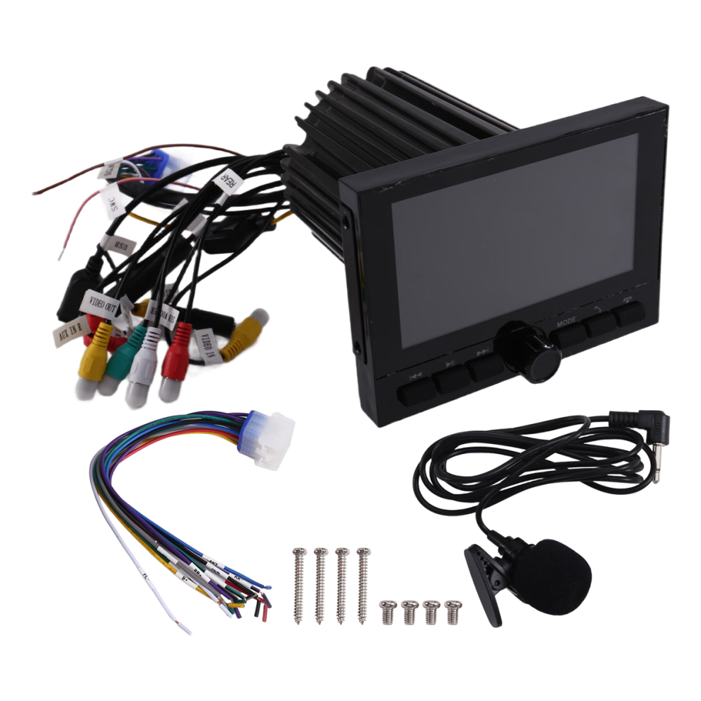 5Inch Boat Marine Multimedia Player Waterproof Bluetooth Fm Am Aux For Atv Utv Golf Cart 4853178011158