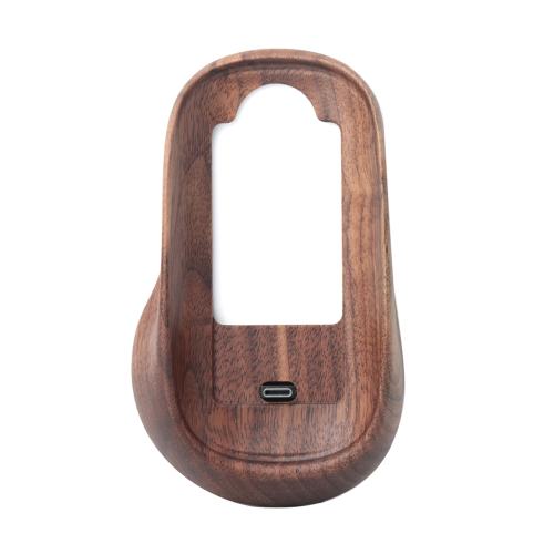 Type-C for Mouse Case Magic Solid Wood Base Computer Accessories Heightening Walnut 1