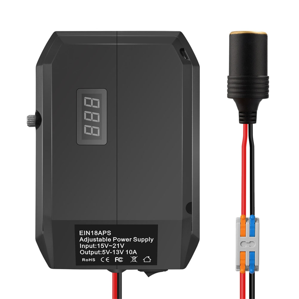 Dc 18V Battery Adapter For Battery, To 12V Converter, Lighter Buck 4853178009575