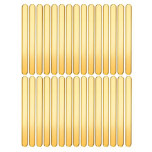 35pcs Gold Acrylic Popsicle Sticks, Reusable Sticks for Cakesicle Bulk Glitter