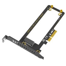PCI-E 4.0 4X to NVMe Ruler 1U GEN-Z EDSFF 9.5mm 15mm 25mm Thickness Short SSD E1.S with Heat Sink PM9A3 PM9D3 Adapter